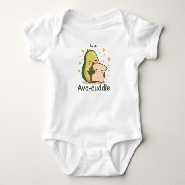 Body Para Bebé The Perfect Cuddle with Avocado and Toast (Anverso)