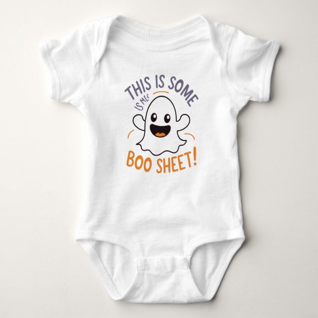 Body Para Bebé This-Is-Some-Boo-Sheet boo (Anverso)