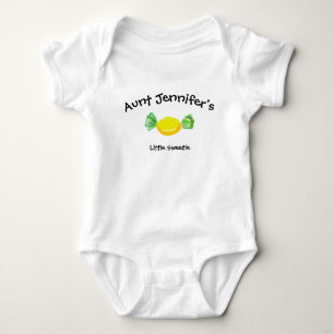 Body Para Bebé Tía Newborn Little Sweetie Niece Nephew Cute