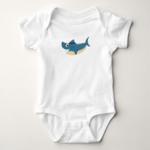 Body Para Bebé tiburón azul