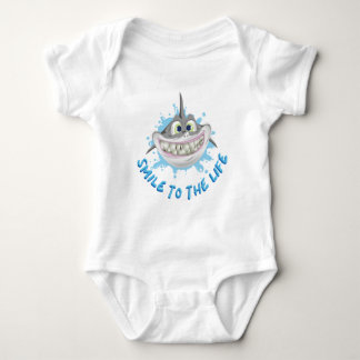 Body Para Bebé Tiburón sonriente al estilo personalizado - Sonríe