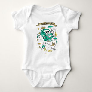 Body Para Bebé Tiempo de aventura   "Awesomatude" BMO Sketch T-Sh