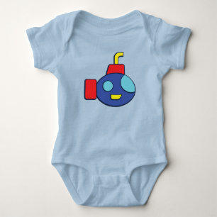 Body Para Bebé Tiempo de Baño Cosas Submarinas Baby Bodysuit