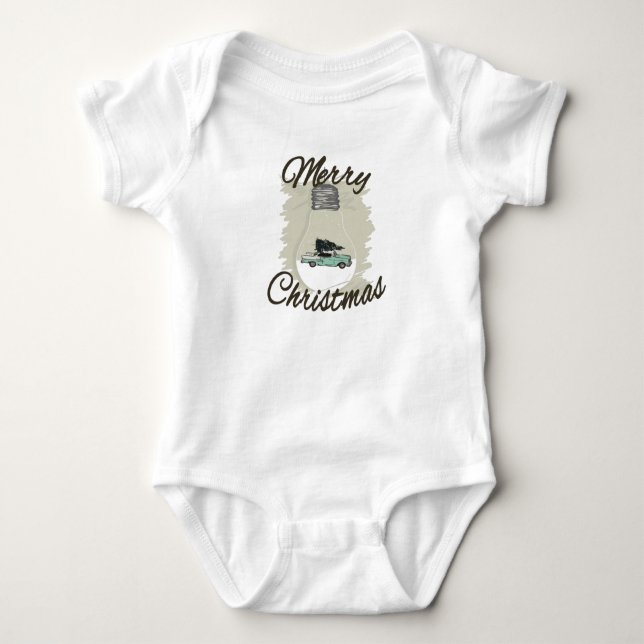 Body Para Bebé Tiempo de Navidad (Anverso)