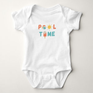 Body Para Bebé tiempo de pool. Trajes de bebé y piezas únicas
