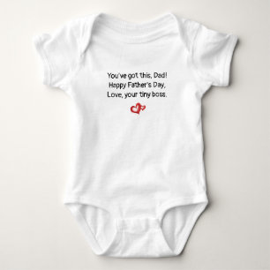 Body Para Bebé Tienes a este papá, regalo del día del padre del b
