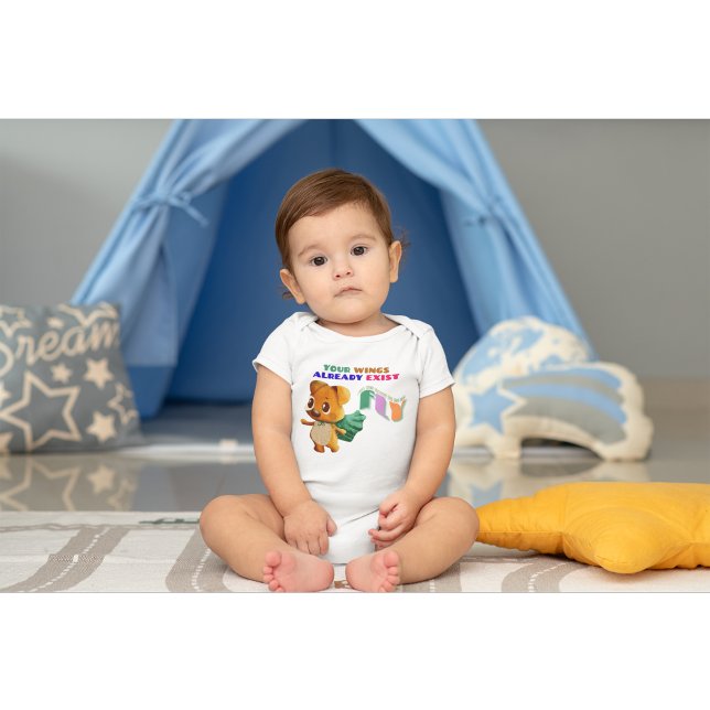 Body Para Bebé Tienes Alas Que Simplemente Volan Un Perro Pequeño (Subido por el creador)