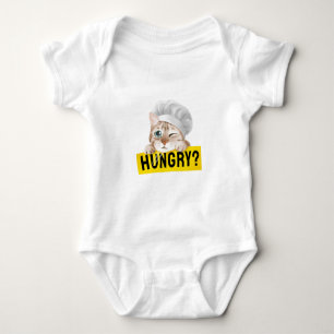 Body Para Bebé ¿Tienes hambre amantes de los gatos diseño camiset