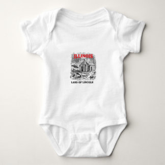 Body Para Bebé Tierra de Illinois de Lincoln