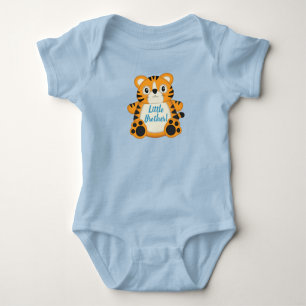 Body Para Bebé Tiger Baby Shower Blue