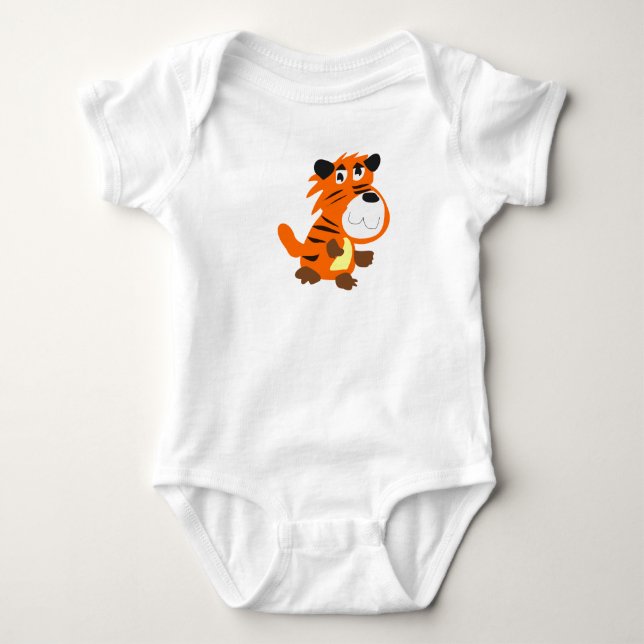 Body Para Bebé Tigre (Anverso)