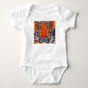 Body Para Bebé Tigre (blanco) - Bodysuit de bebé