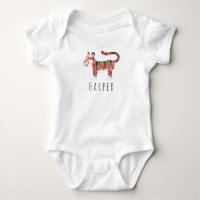 Tigre de la selva unisex con nombre
