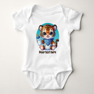 Body Para Bebé Tigre de niños de personalizable animal