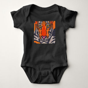 Body Para Bebé Tigre (negro) - Bodysuit de bebé