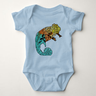 Body Para Bebé Tinta reptil de Chameleon