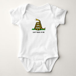 Body Para Bebé Tiny but Free – Gadsden Flag Baby Onesie