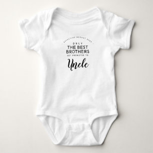 Body Para Bebé Tío   Bebé Minimalista con Invitación de embarazo