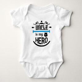 Body Para Bebé Tío, Mi Héroe, Baby Bodysuit