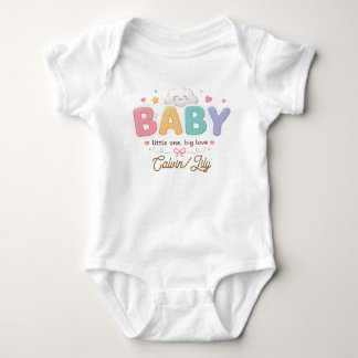 Body Para Bebé Tipografía de Bebé Adorable – Cita de Guardería Pa