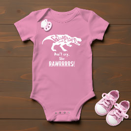 Body Para Bebé Tipografía Divertida Dinosaurio Grumpasaur Rawr