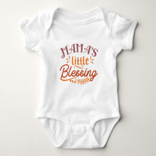 Body Para Bebé Tipografía La pequeña bendición de mamá