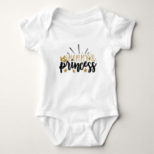 Body Para Bebé Tipografía Princesa de Mamá