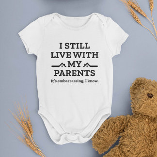 Body Para Bebé Todavía Vivo Con Mis Padres
