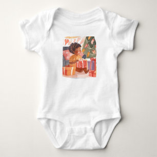 Body Para Bebé Toddler afroamericano navidad