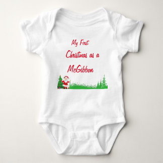 Body Para Bebé Toddler My First Christmas Bodysuit