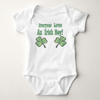 Body Para Bebé Todos aman a un chico irlandés