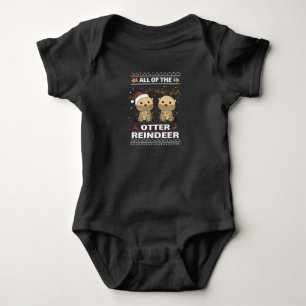 Body Para Bebé Todos Los Dulces navidades De Renos Otter