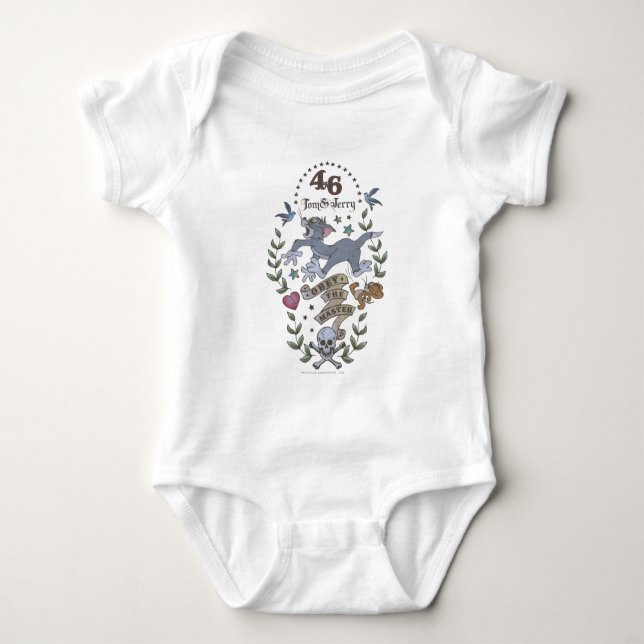 Body Para Bebé Tom and Jerry Obey The Master 2 (Anverso)