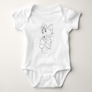 Body Para Bebé Tom y Jerry en la cabeza