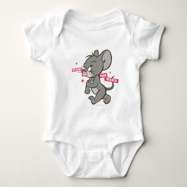 Body Para Bebé Tom y Jerry Tough Mouse 3 (Anverso)