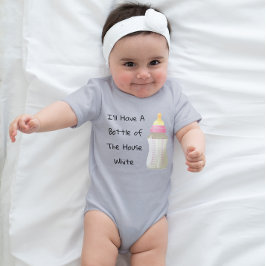 Body Para Bebé Tomaré una botella de la Casa Chicas Graciosos Bla