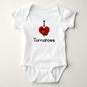Body Para Bebé Tomates del amor-corazón I