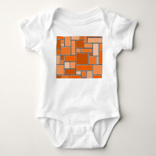 Body Para Bebé Tonos de Naranja
