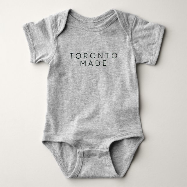 BODY PARA BEBÉ TORONTO HECHO PARA BEBÉ (Anverso)