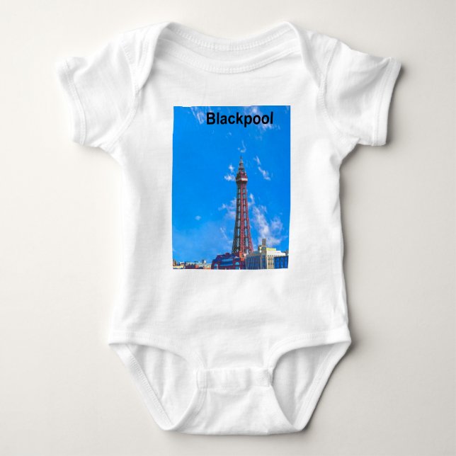 Body Para Bebé Torre Blackpool (Anverso)