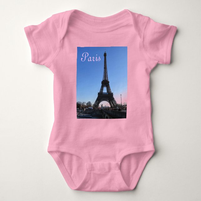Body Para Bebé Torre Eiffel (Anverso)