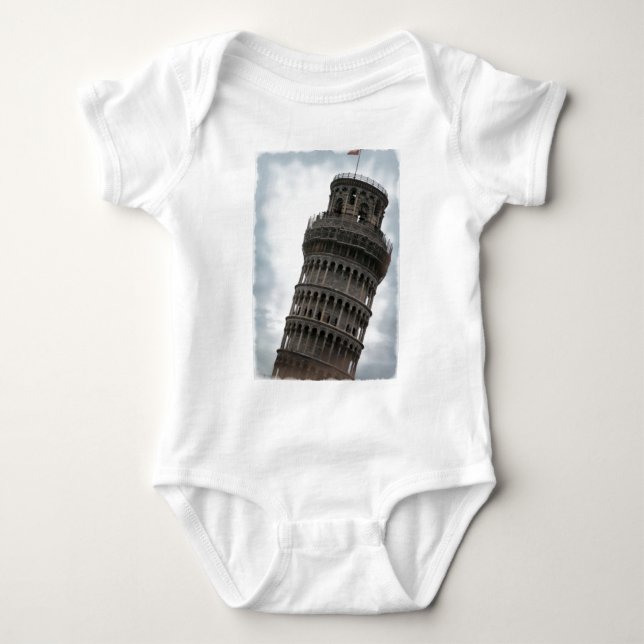 Body Para Bebé Torre inclinada de Pisa (Anverso)