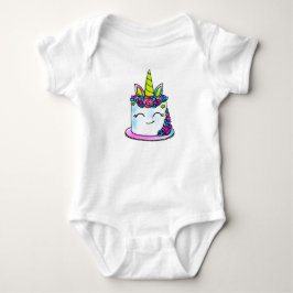 Body Para Bebé Torta de cumpleaños