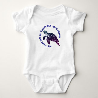 Body Para Bebé Tortuga azul PEPAIRE
