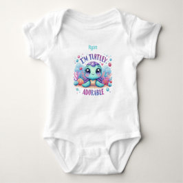 Body Para Bebé Tortuga de bebé personalizada
