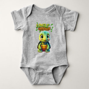 Body Para Bebé Tortuga pequeña tortuga tortuga Woodland Wildlife