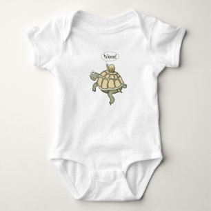 Body Para Bebé Tortuga y caracol.  ¡Weee!