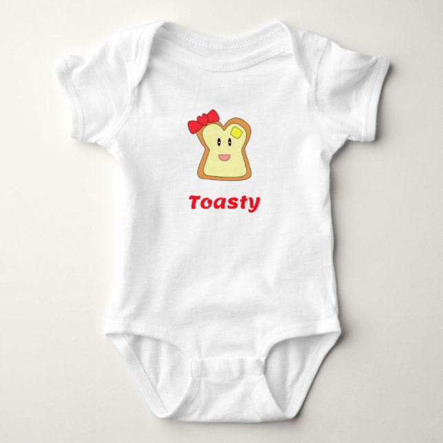 Body Para Bebé Tosta Tina Baby Bodysuit (Anverso)