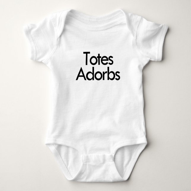 Body Para Bebé Totes Adorbs (Anverso)