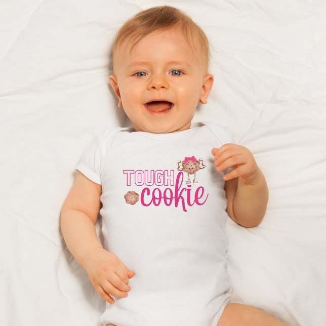 Body Para Bebé Tough Cookie Baby Bodysuit (Subido por el creador)